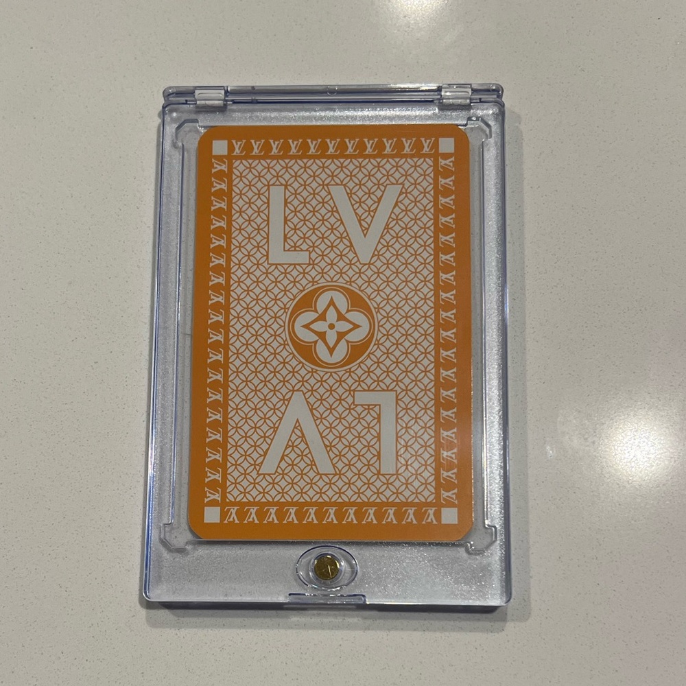 Louis Vuitton Orange Card Deck